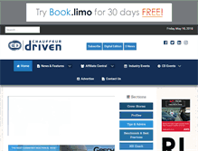 Tablet Screenshot of chauffeurdriven.com